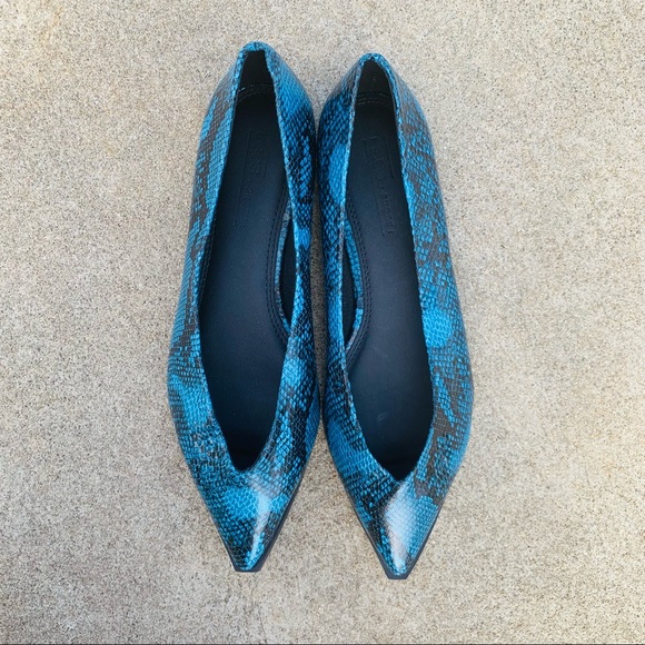 NWOT ASOS Design  snakeskin ballet flats s9 (UK7) - Picture 2 of 11